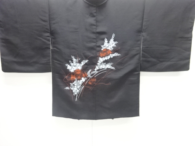 鏡裏に桔梗模様絵羽織